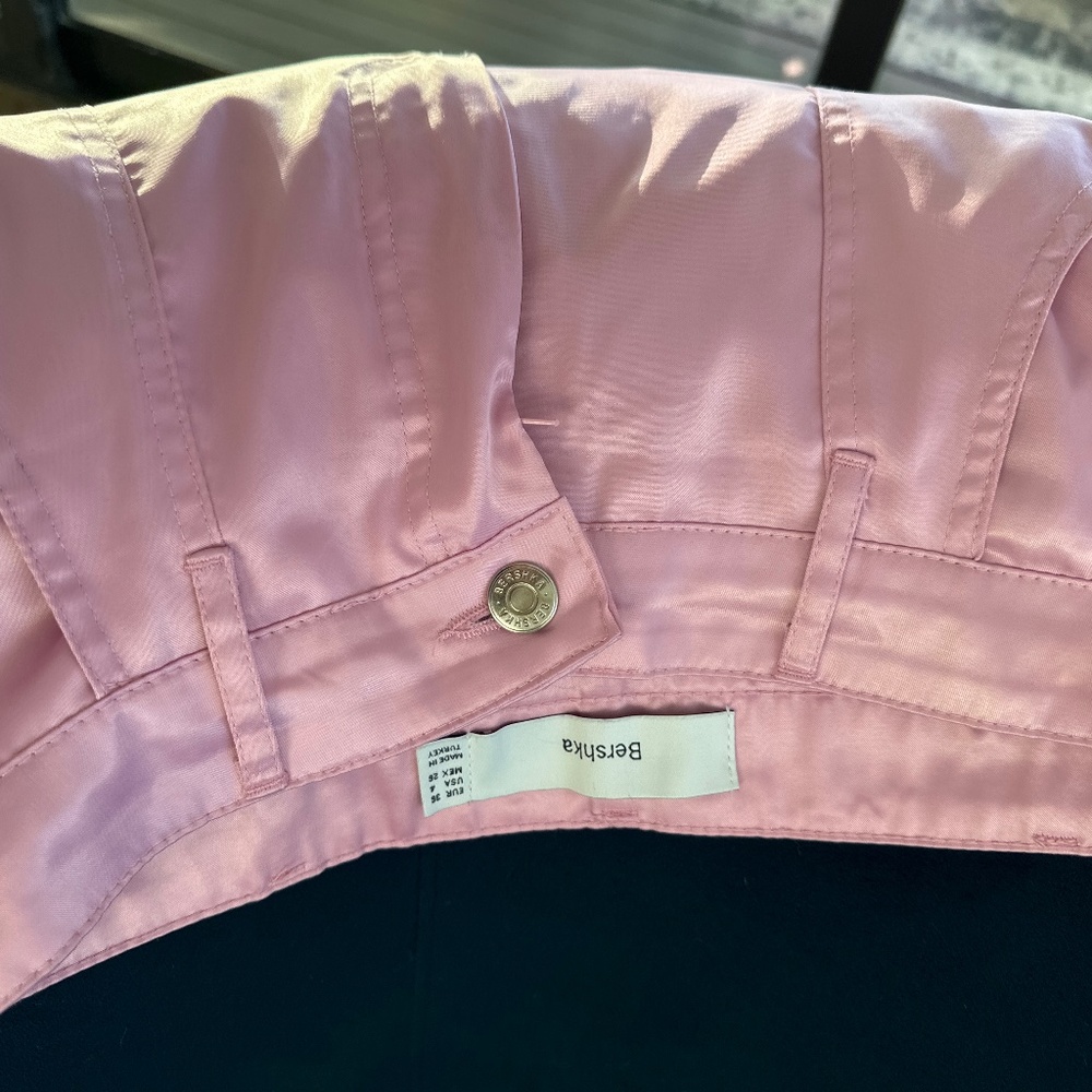 Wide leg Cargopants Satin Rosa